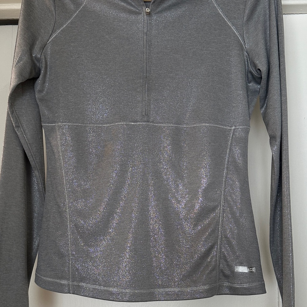 Cutter & Buck Annika Metallic Gray Top - Picture 5 of 5